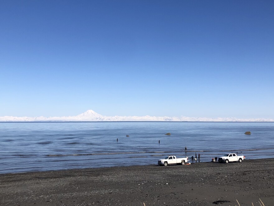 A beach in Ninilchik, near Clam Gulch, where the assault occured.