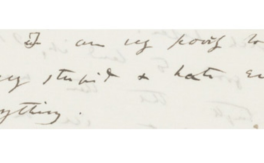 Darwin: "I am very poorly today and very stupid and hate everybody and everything."