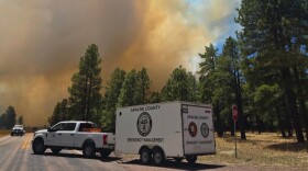 The Greer Fire in eastern Arizona prompted the evacuation of several communities and destroyed multiple structures on May 13, 2025.