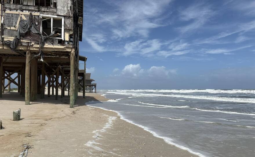 High tides cause damage and erosion along the coast of Northeast Florida.