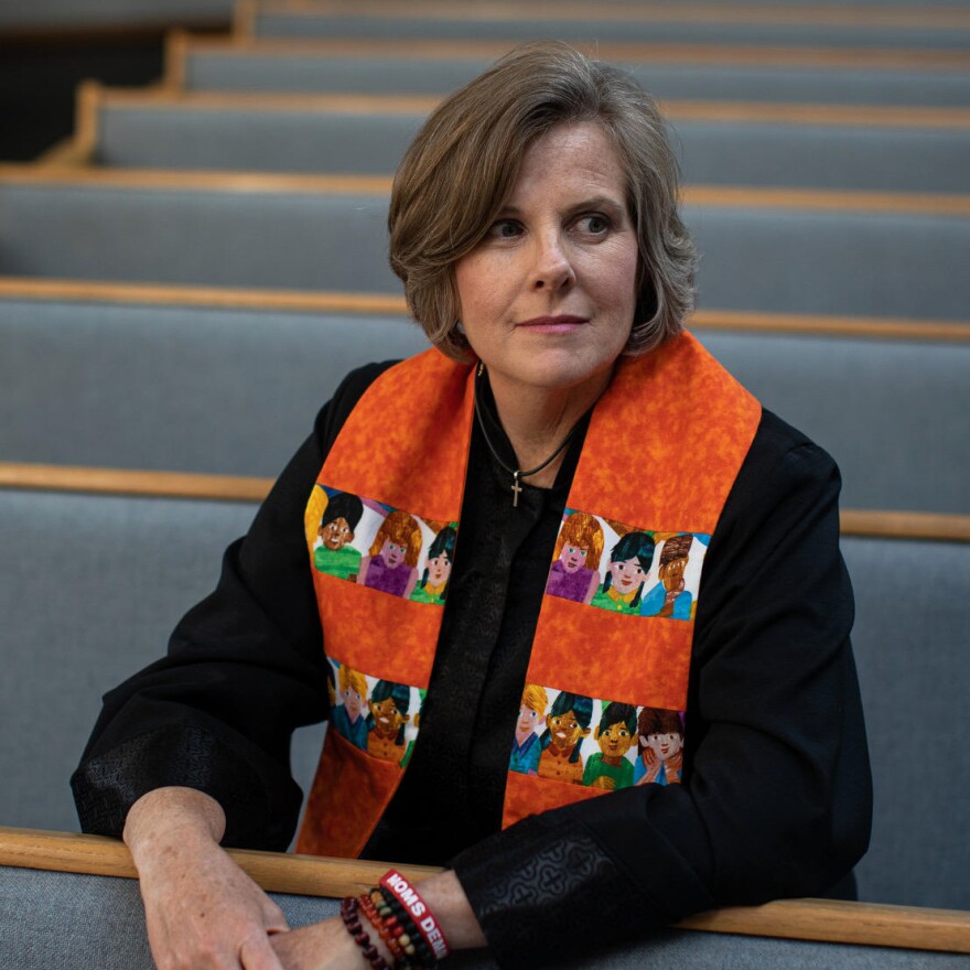 The Rev. Deanna Hollas became the first ordained minister of gun violence prevention last year. 2/6/20