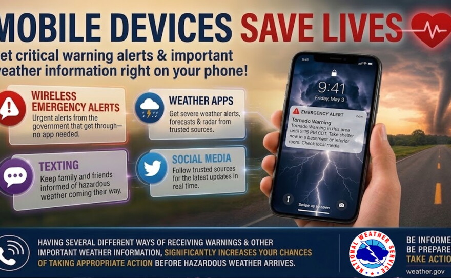 2026 Fall Severe Weather Awareness Week runs from Mon. Sept. 28 to Fri. Oct. 2. The National Weather Service's campaign aims to increase awareness and preparedness for severe weather hazards during the fall season, increase response to watches and warnings, and knowing what each warning or watch means.