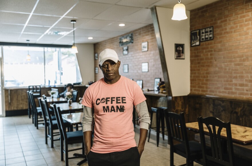 Rodrick James owns and operates Canal Coffee Co. in downtown Oakdale. Federal workers fueled the small businesses in town. "That's now got to cease when you not getting a paycheck," he says. "So everybody starts suffering on the back end of this."