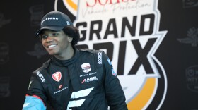 Driver Myles Rowe finished third in both races of the Indy NXT Indianapolis Grand Prix doubleheader earlier this month.
