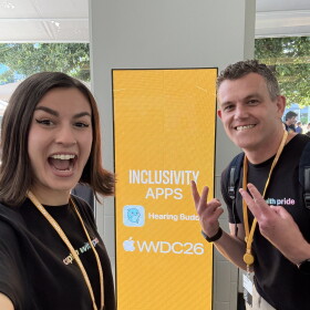 Lilly Seay and Scott Krager at the 2026 Worldwide Developer's Conference