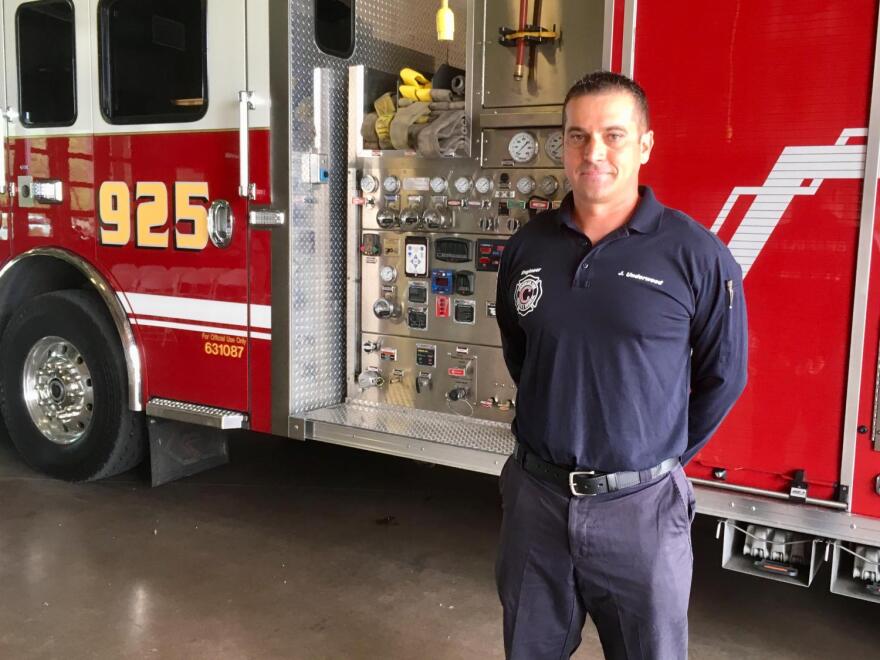 Chandler Fire engineer Jason Underwood