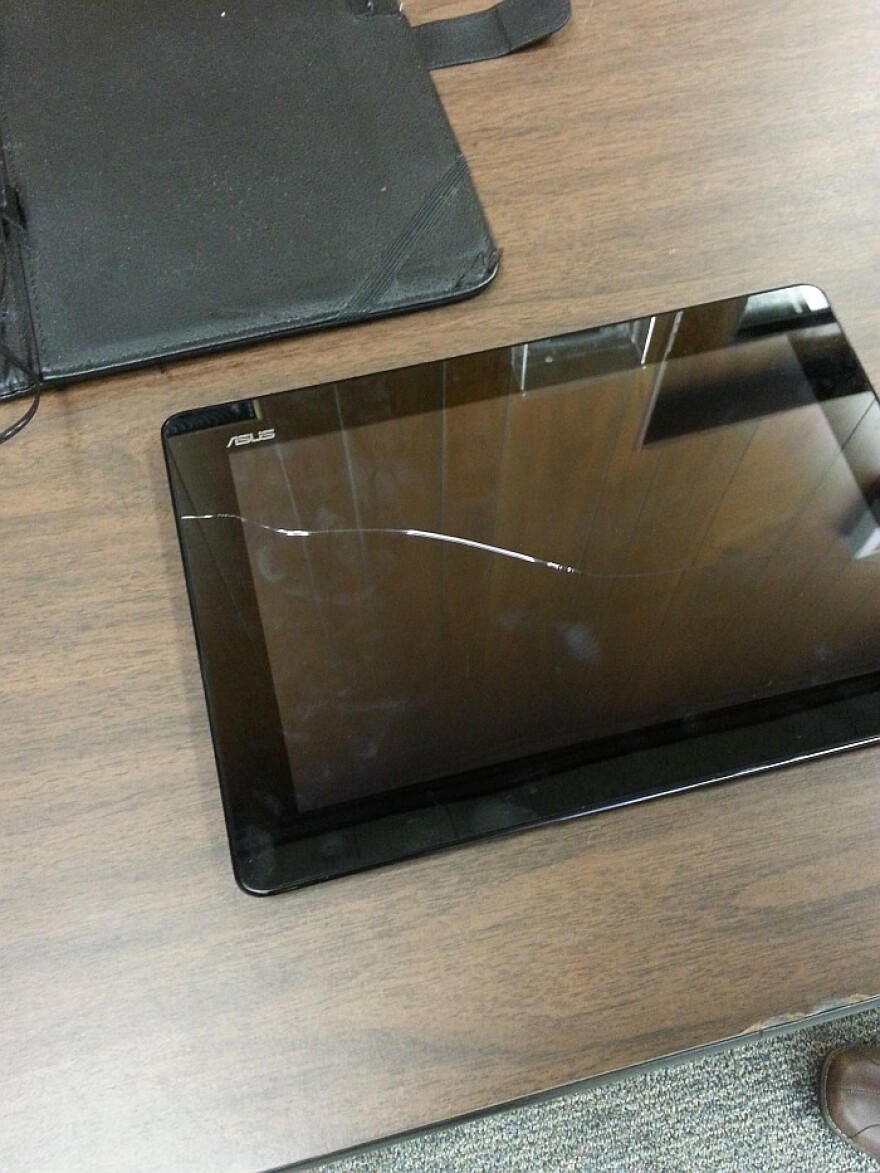 More than 2,000 tablets broke and about a dozen chargers partially melted earlier this school year.