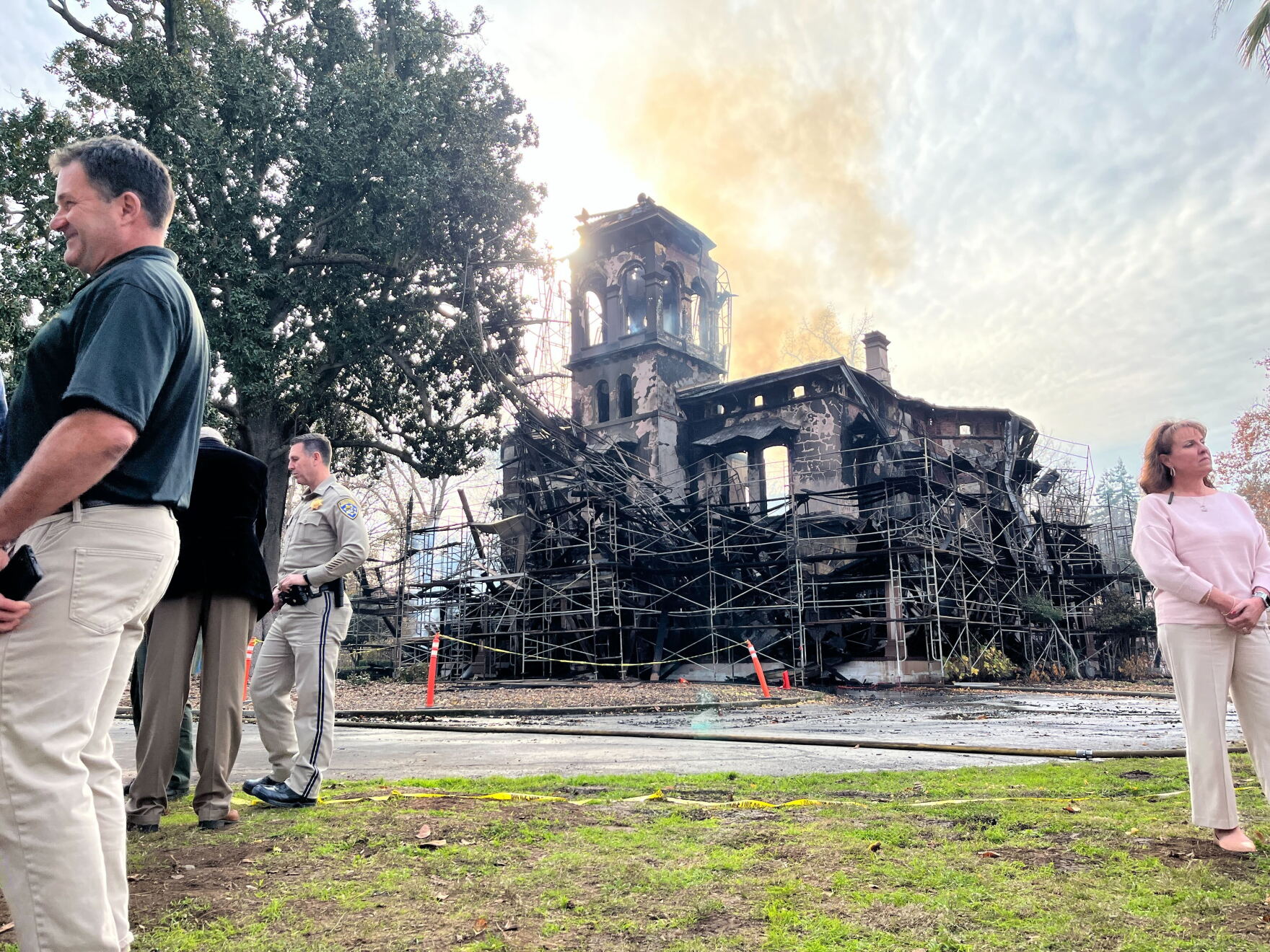 Investigators determine arson was cause of Bidwell Mansion fire | NSPR