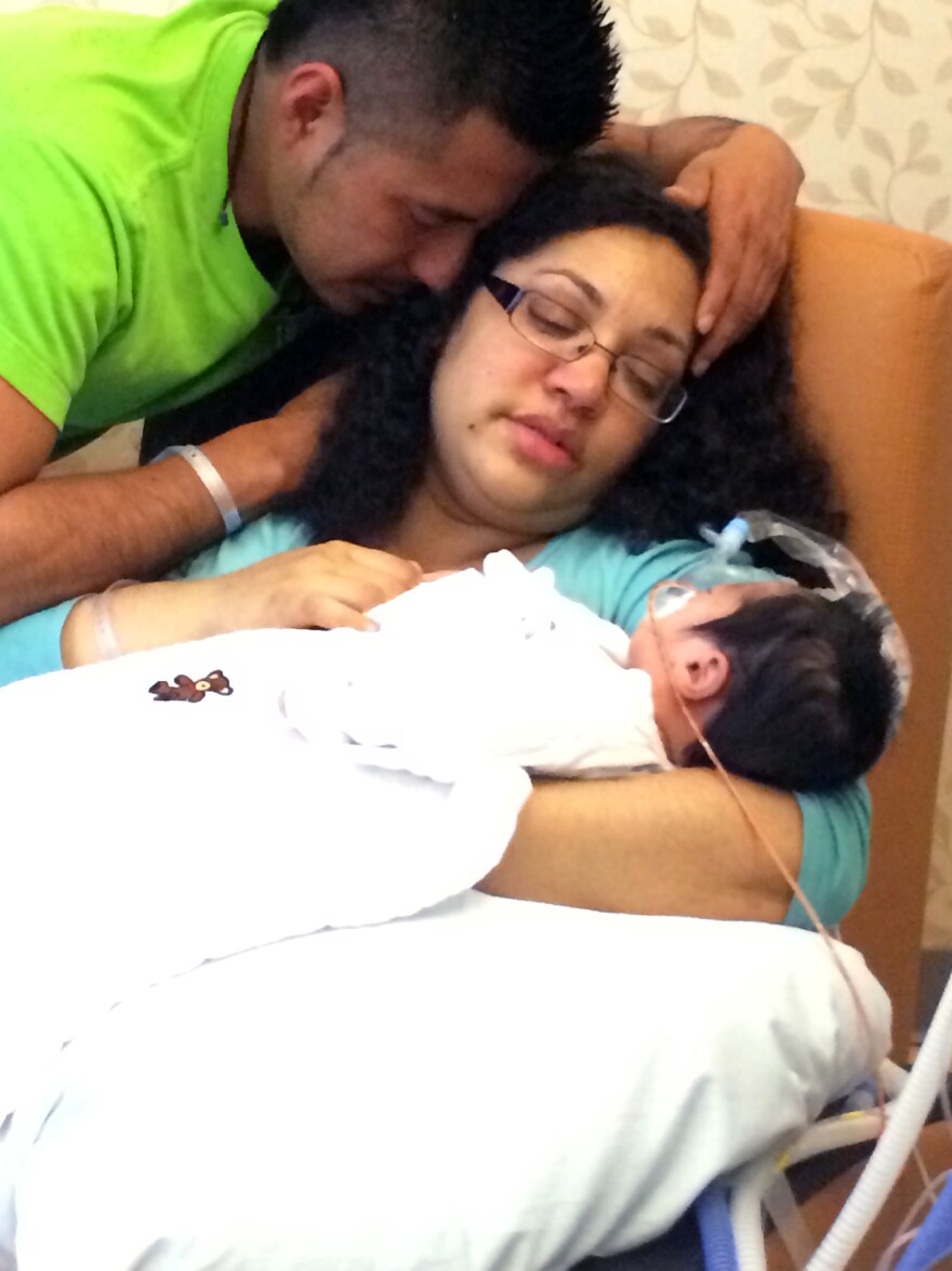 Heather Lavender had a history of troubled pregnancies: several miscarriages and the birth and death of a son at 18 weeks.