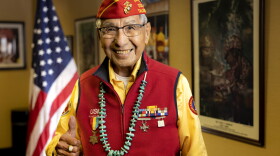 Peter MacDonald, one of the last living Navajo Code Talkers. (Courtesy)