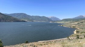 A view of Deer Creek Reservoir in June 2025.