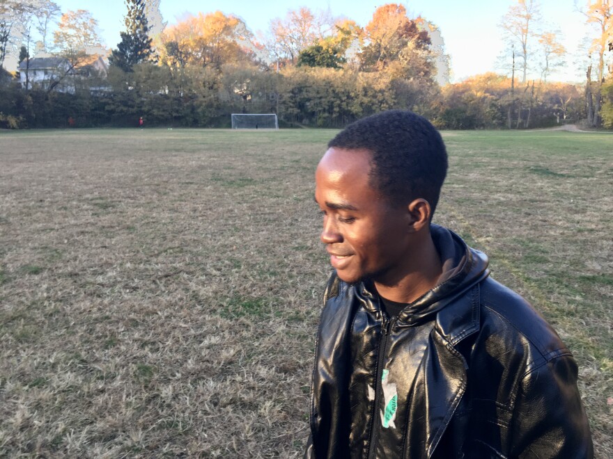 Makambo Mtambala is the coach of Afro United Football Club, an Akron-based soccer team made up of Congolese refugees.