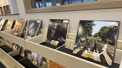 The Hudson Library & Historical Society in Summit County has space for about 500 albums for patrons to check out - one of the few public libraries in Northeast Ohio to offer vinyl.