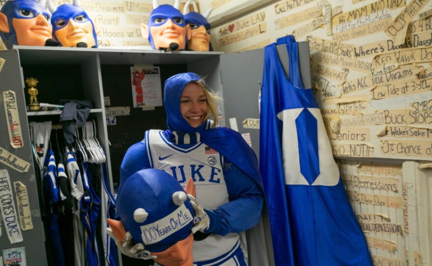 Former Blue Devil and Rameses mascots talk about life behind the mask ...