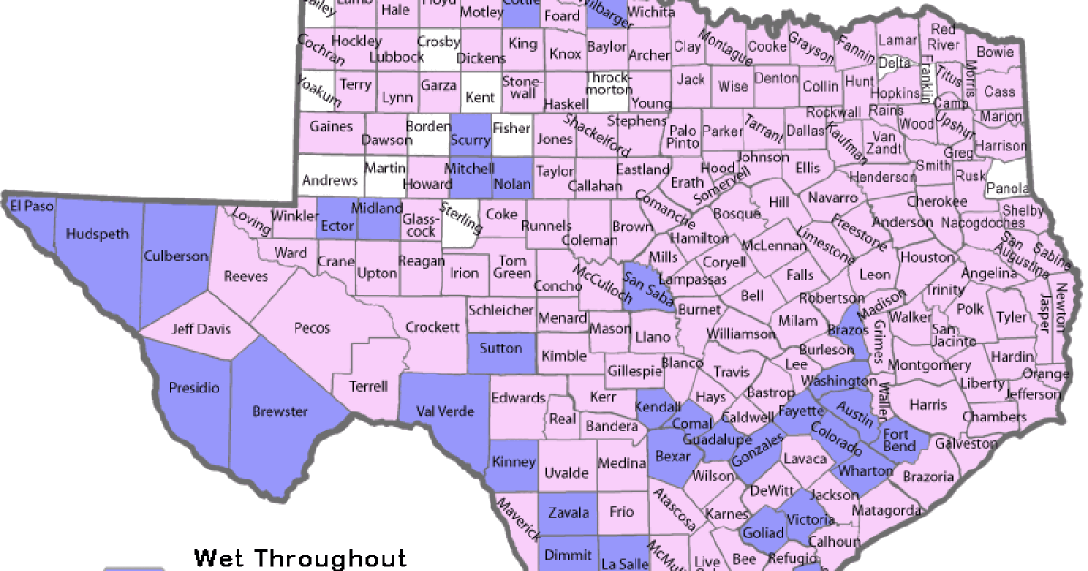 Delta County: Last dry county in East Texas?