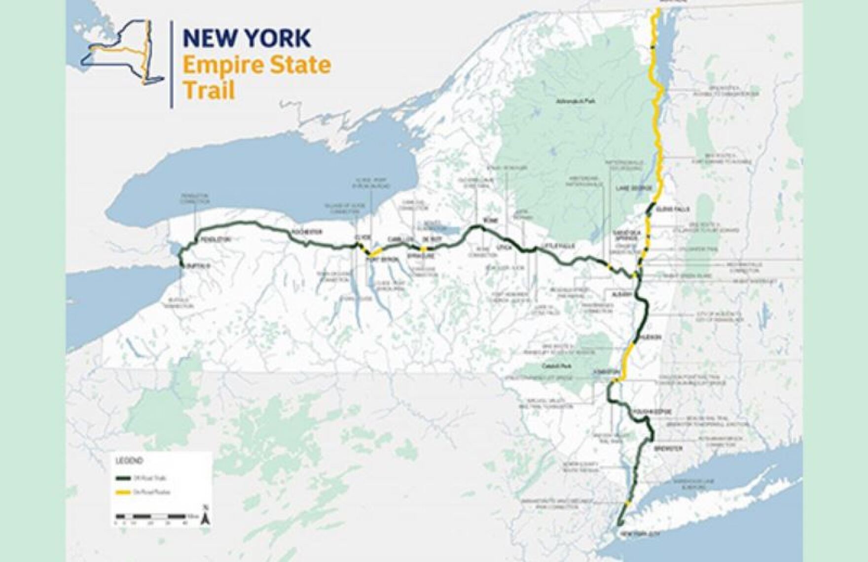 Parks and Trails NY Pushes to Keep Completion of Empire State Trail on