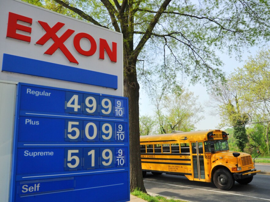 The $5 price point had already been reached Wednesday at a station in Washington, D.C.