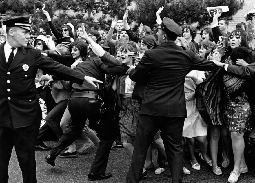 Rolling Stones fans in New York City in June 1964, when the band arrived for its first American tour.