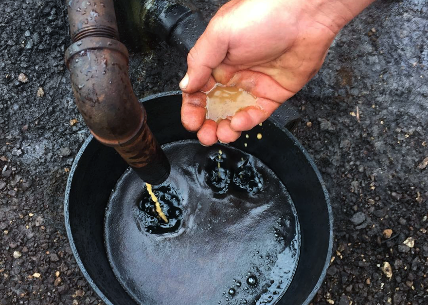 Crude oil, straight from the source.