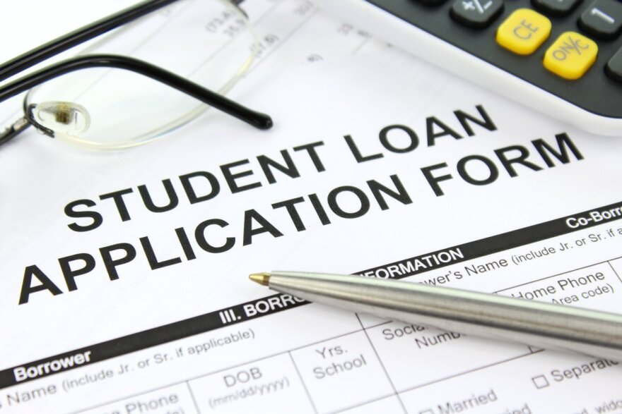 Student loan application.