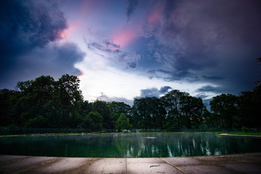 Whetstone Park at Sunset