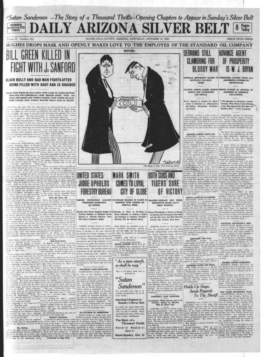 Daily AZ Silver Belt newspaper