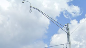 The Michigan Department of Transportation recently installed a device like this at Washington and Sixth Streets in Constantine. An MDOT spokesman says it's a hemispherical video detection system installed at Washington and Sixth. It is a Gridsmart camera from Cubic. Gridsmart is one of several video detection systems we use, allowing us to draw detection zones on the approaches to help adjust signal timing and extend or shorten green time based on vehicle presence.