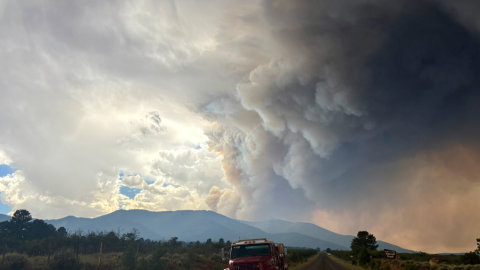 The Babylon Fire is burning in southeast Utah.