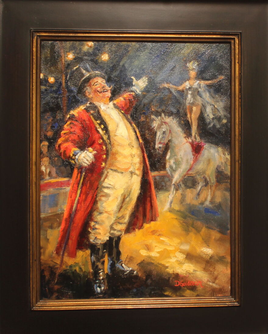 Painting included by juror John Pirman in 'Icons' show at Art Center Sarasota.