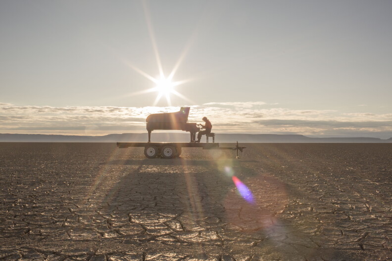 In a Landscape in Alvord Desert