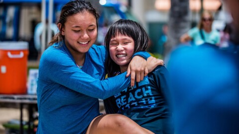 Surfrider Spirit Sessions pairs young surf students with dedicated 1-on-1 surf mentors.