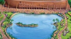 An artist's rendering of the proposed Theme Park by Answers in Genesis