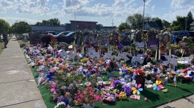 Memorial for the victims of the Tops Markets shooting