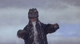 A scene from 1967's "Son of Godzilla."