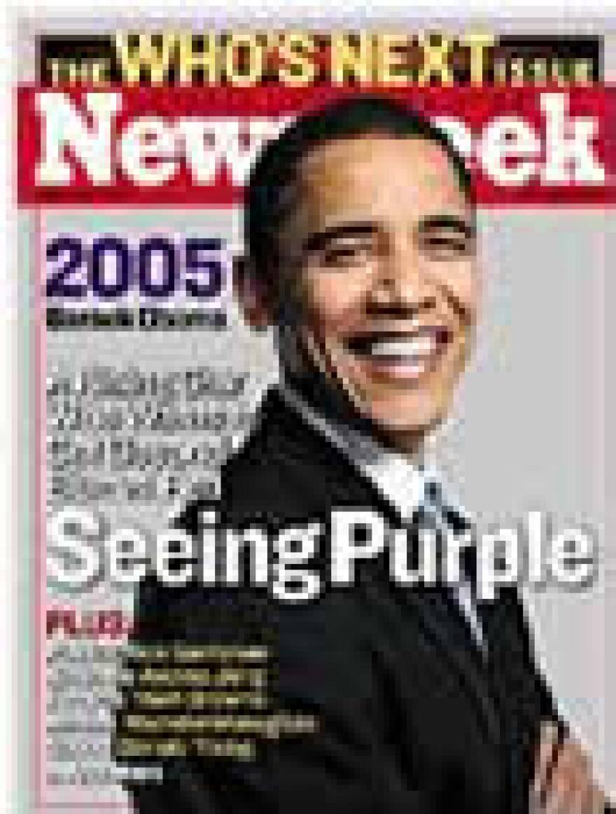 This week's cover of 'Newsweek,' featuring Barack Obama.