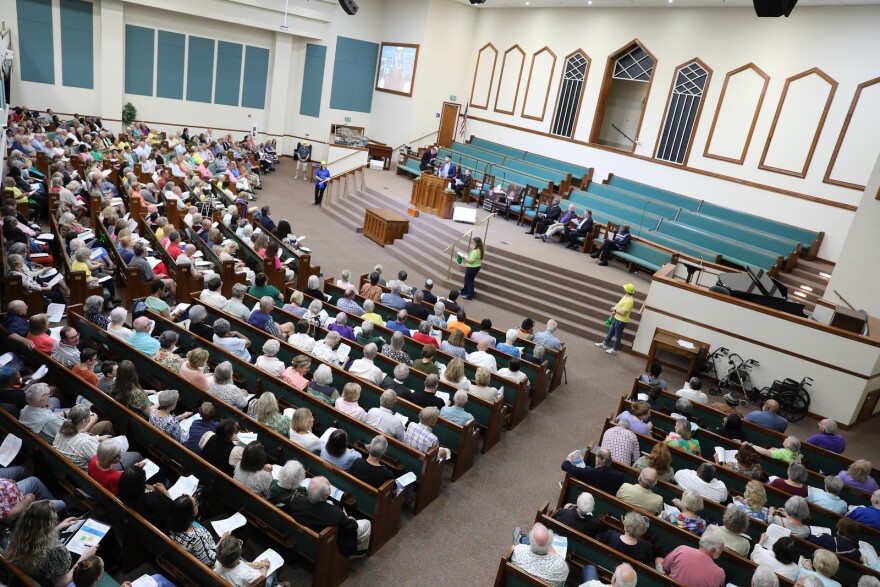 Hundreds attend the 2026 JUST Pensacola Nehemiah Action Assembly on Tuesday, April 28.