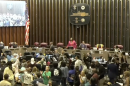 Protests erupted Tuesday, Oct. 6 at Memphis City Hall when council members postponed a vote on a year-long data center moratorium until Oct. 20.