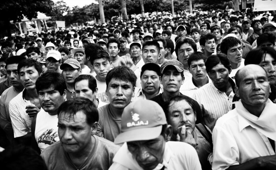 Thousands of miners took over Madre de Dios province's largest city, Puerto Maldonado, in April 2010 to protest government plans to regulate the informal gold mining sector.