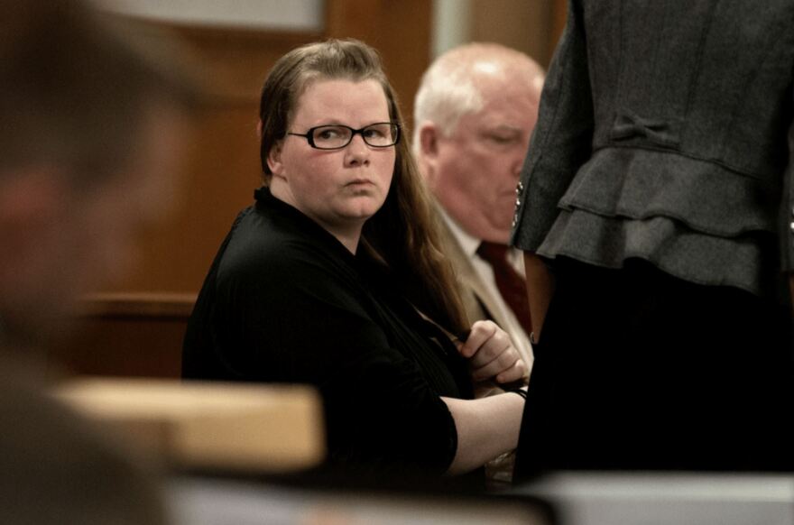 Jessica Trefethen, also known as Jessica Williams, 36, of Stockton Spring, appears at her murder trial in October 2022. Trefethen was convicted of murder after her son Maddox Williams died of what doctors call "battered child syndrome" in 2021.