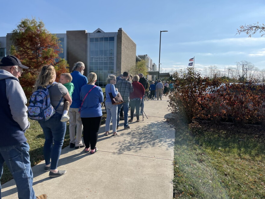 Early voters 11-4-22 at the Lexington Senior Center