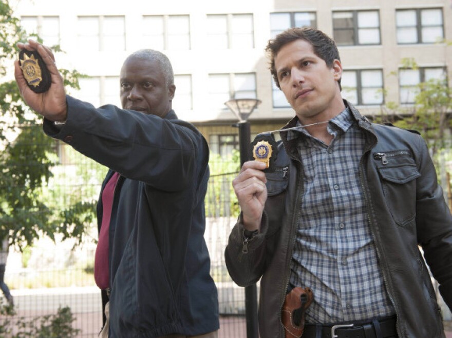 Andre Braugher and Andy Samberg make a surprisingly good pair in the new Fox comedy <em>Brooklyn Nine-Nine.</em>