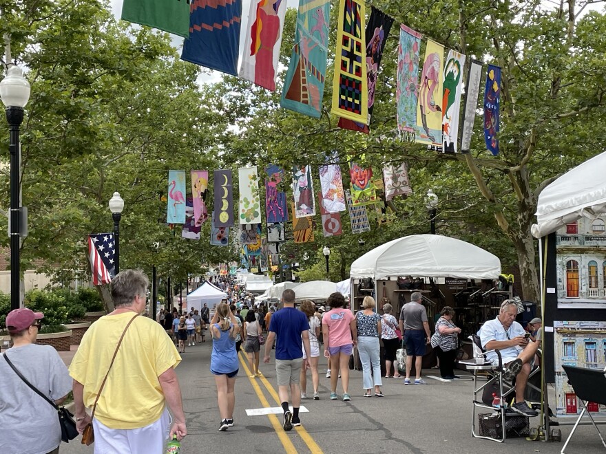 FILE, July 14, 2022 - The Central Pennsylvania Festival of the Arts brings thousands of people to downtown State College every summer. 