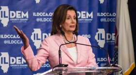 U.S. Speaker of the House Nancy Pelosi headlined the Illinois Democratic County Chairs' Association brunch Wednesday in Springfield.