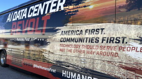 Humans First bus tour