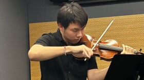 Zhiwei Huang performs live on KPAC 88.3 FM.