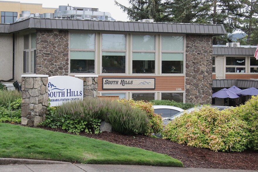 The South Hills Rehabilitation Facility in Eugene, pictured on July 16, 2026.