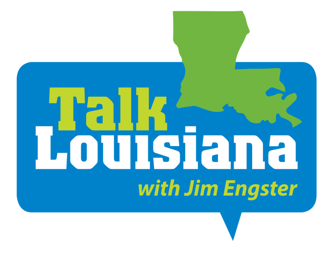 This is the logo for the "Talk Louisiana" programme.
