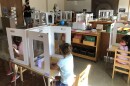 A kindergarten class at MacDowell Montessori in Milwaukee.