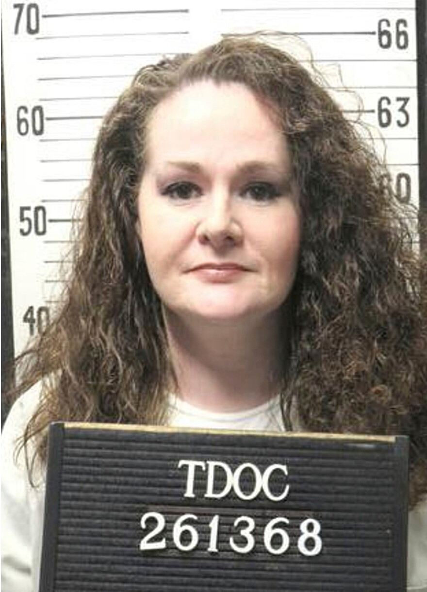 FILE- This photo provided by the Tennessee Department of Correction shows Christa Pike on Jan. 12, 2023.