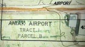 The state Department of Transportation, contracting with Knik Construction, broke ground this past spring on the hub village of Aniak’s new runway, a project long in the making. (Petra Harpak / KYUK)